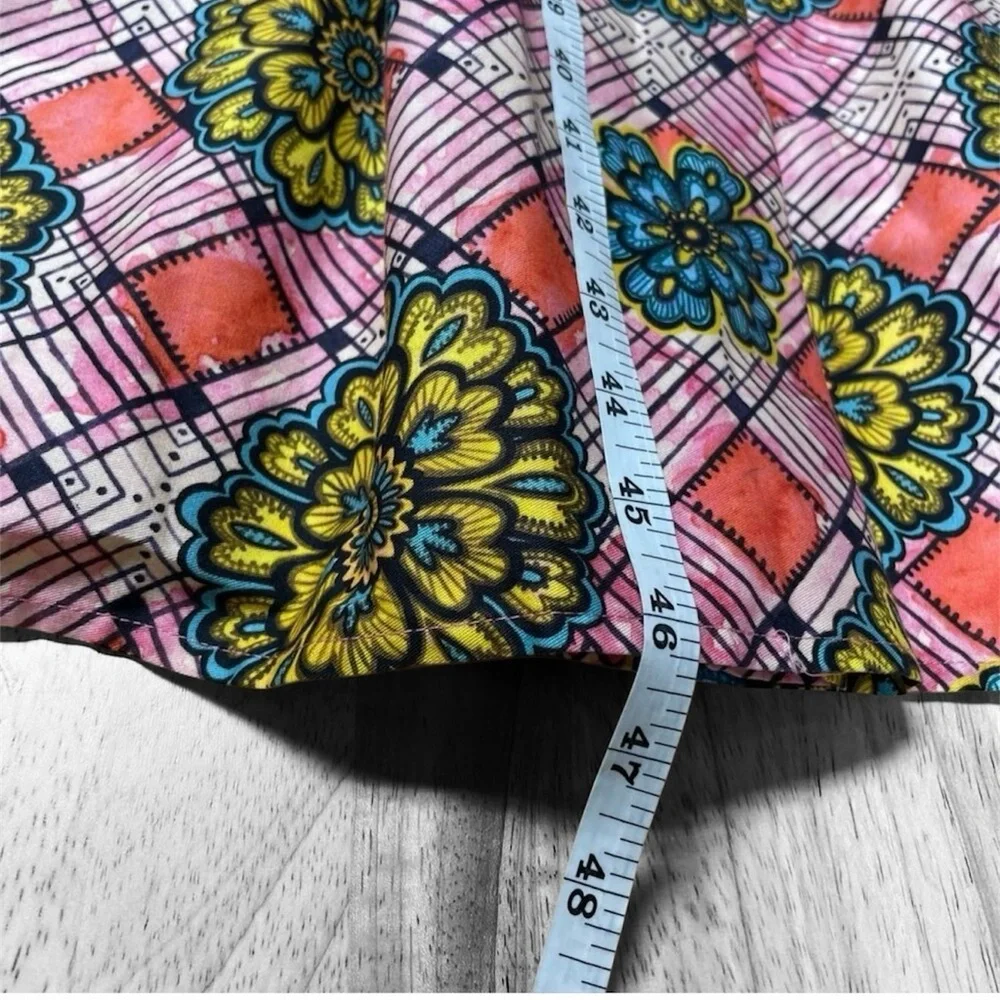 Autumn Adeigbo Winnie Midi Dress NWT Size 8 Pink Floral Smocked Cotton - Picture 13 of 16